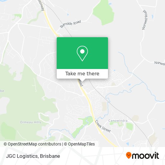 JGC Logistics map