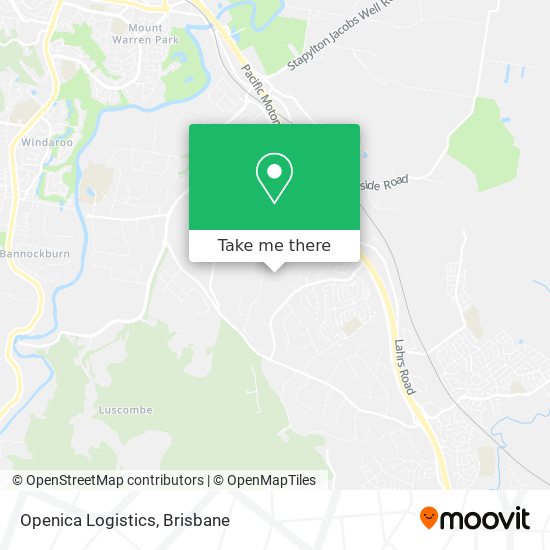 Openica Logistics map