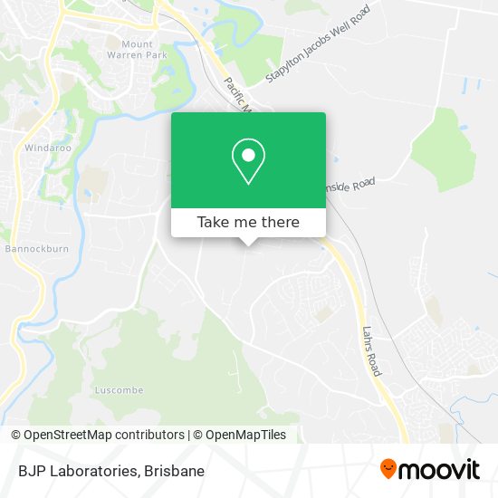 BJP Laboratories map
