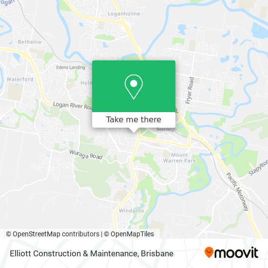 Elliott Construction & Maintenance map