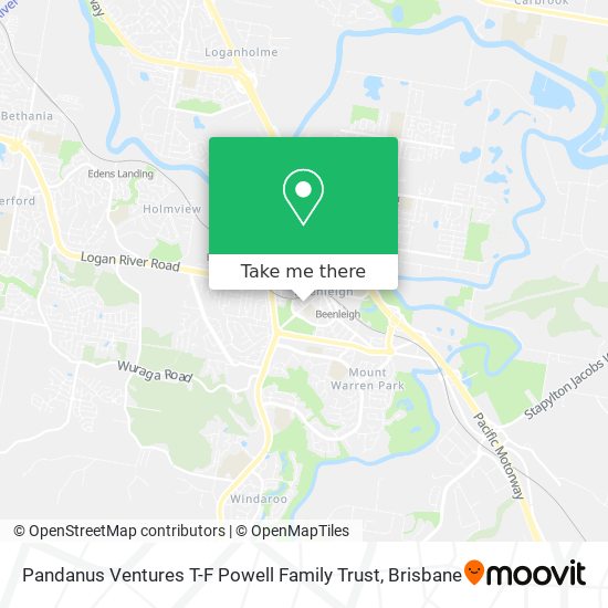 Pandanus Ventures T-F Powell Family Trust map