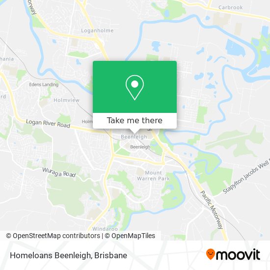 Homeloans Beenleigh map