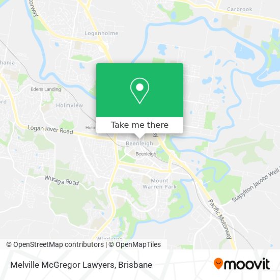 Melville McGregor Lawyers map