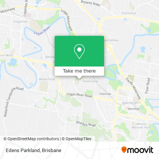 Edens Parkland map