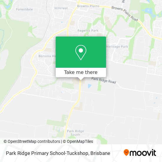 Park Ridge Primary School-Tuckshop map