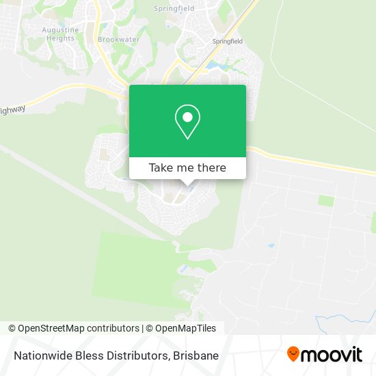 Nationwide Bless Distributors map