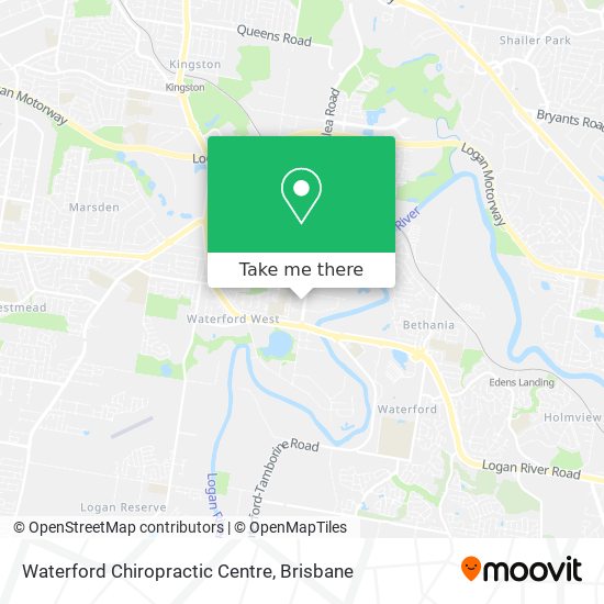 Waterford Chiropractic Centre map