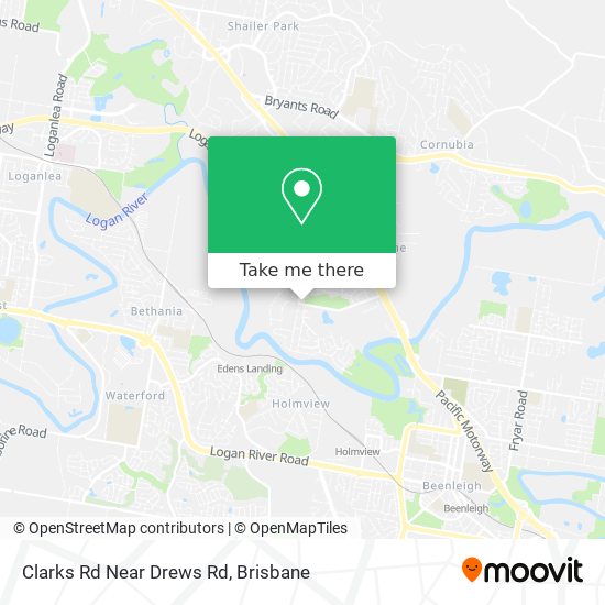 Clarks Rd Near Drews Rd map