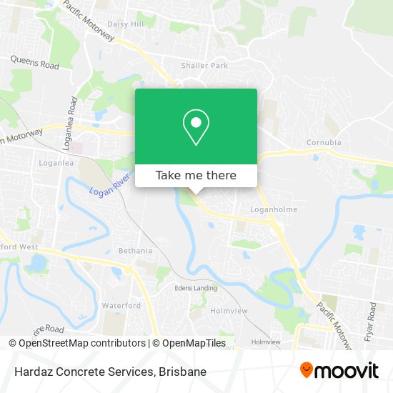 Hardaz Concrete Services map