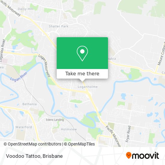 Voodoo Tattoo map