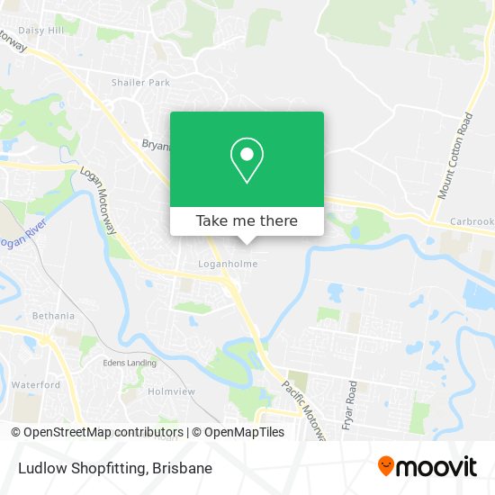 Ludlow Shopfitting map