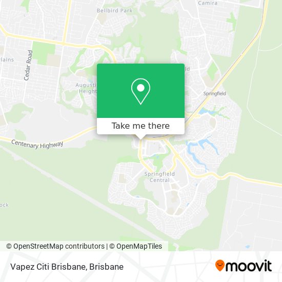 Vapez Citi Brisbane map