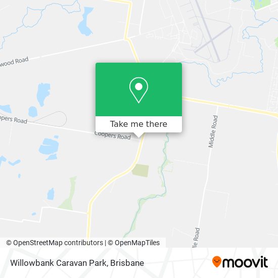 Willowbank Caravan Park map