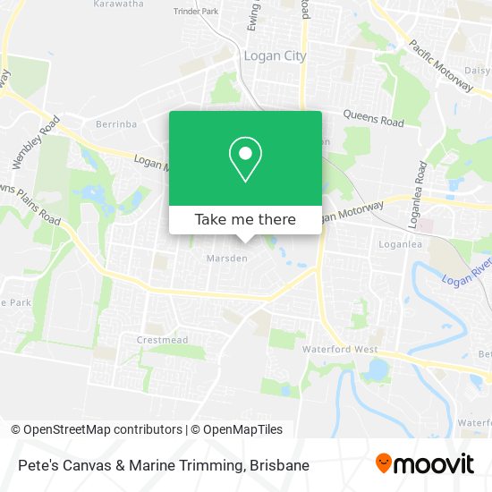 Pete's Canvas & Marine Trimming map