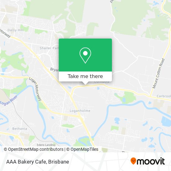 AAA Bakery Cafe map