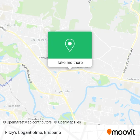 Fitzy's Loganholme map