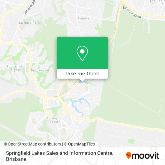 Mapa Springfield Lakes Sales and Information Centre