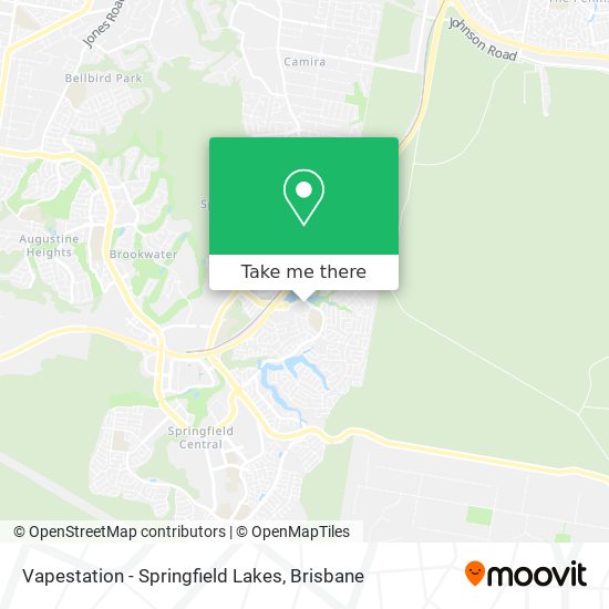 Mapa Vapestation - Springfield Lakes