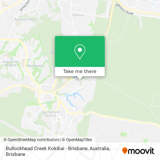 Mapa Bullockhead Creek Kokikai - Brisbane, Australia