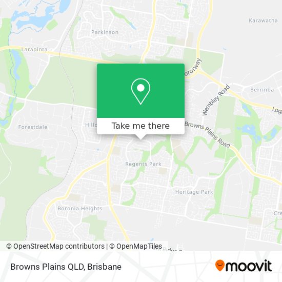 Browns Plains QLD map