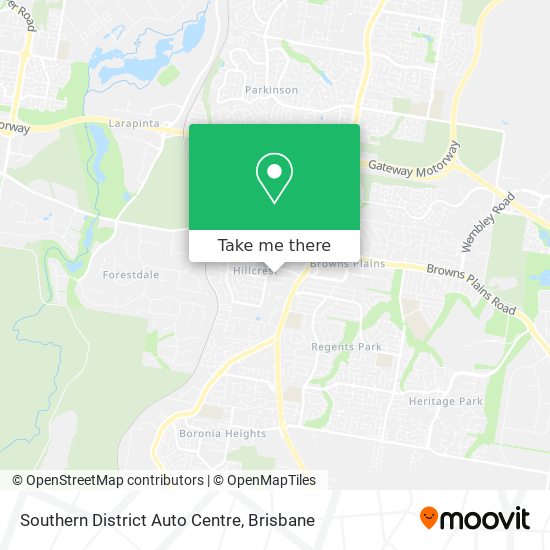Southern District Auto Centre map