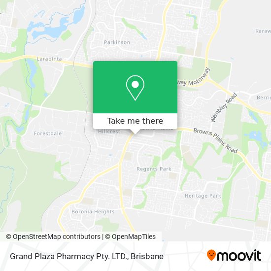 Grand Plaza Pharmacy Pty. LTD. map