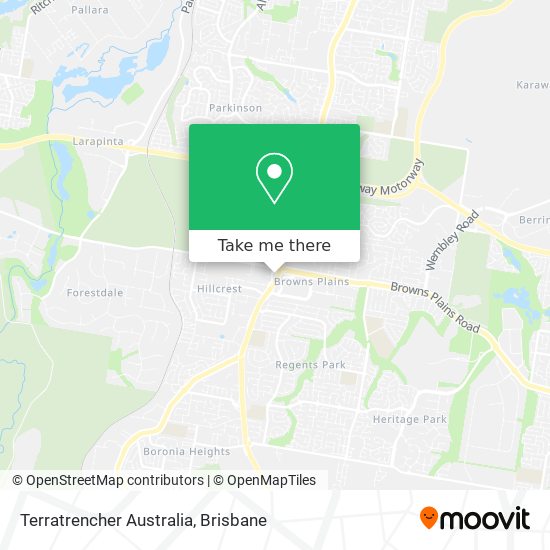 Terratrencher Australia map