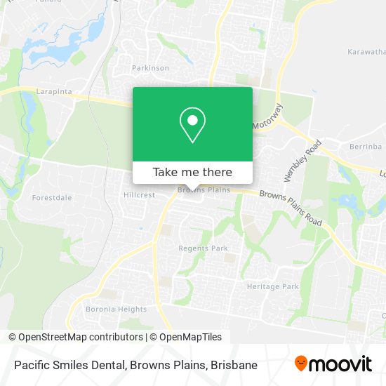 Pacific Smiles Dental, Browns Plains map