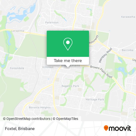 Foxtel map