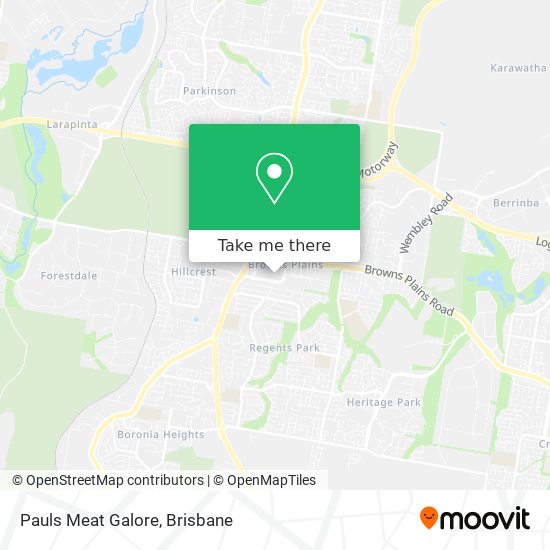 Pauls Meat Galore map