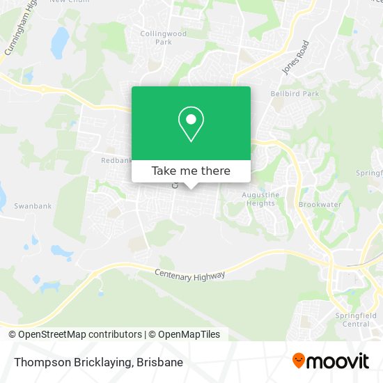 Thompson Bricklaying map