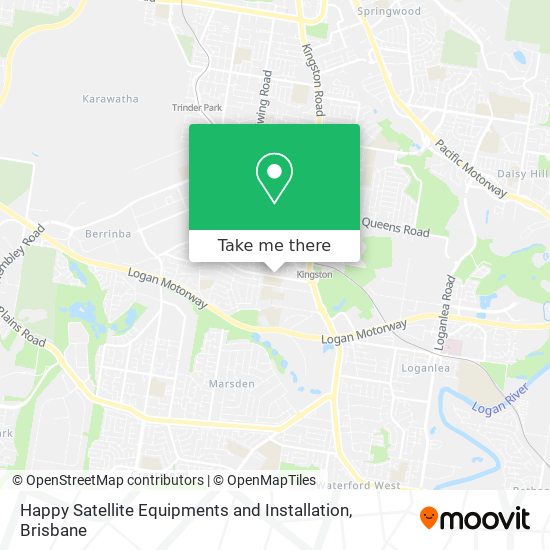 Happy Satellite Equipments and Installation map