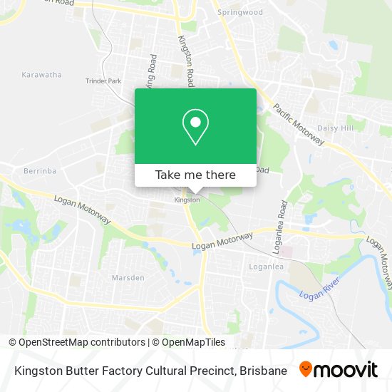 Kingston Butter Factory Cultural Precinct map
