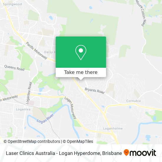 Laser Clinics Australia - Logan Hyperdome map