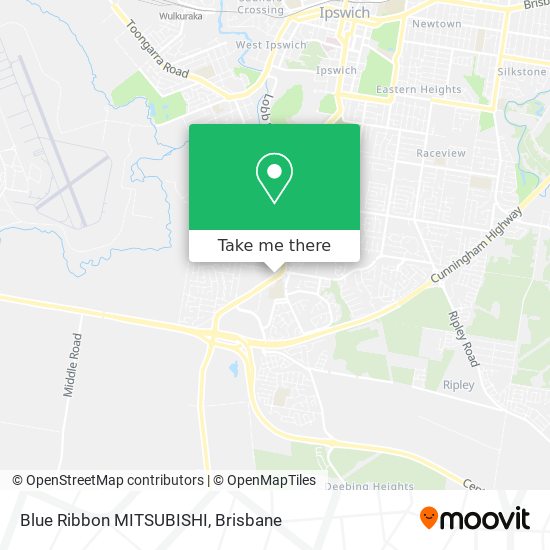 Blue Ribbon MITSUBISHI map
