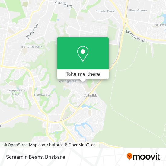 Screamin Beans map
