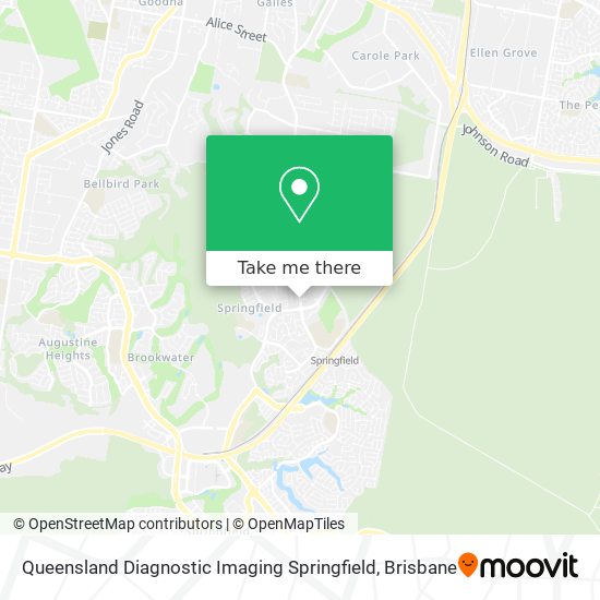 Queensland Diagnostic Imaging Springfield map