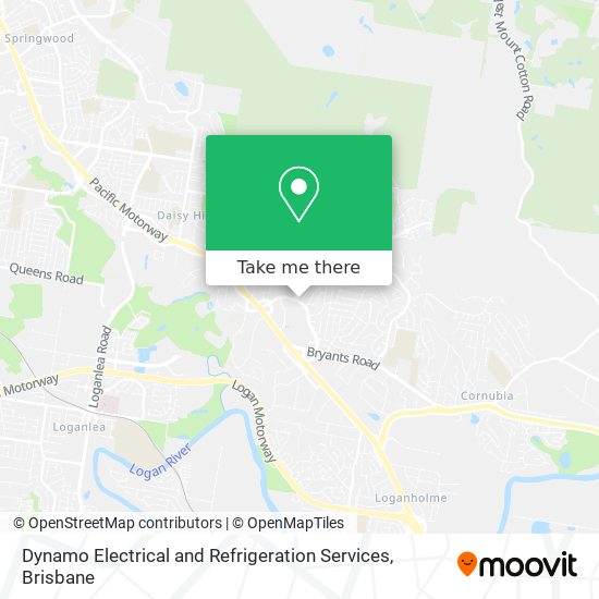 Dynamo Electrical and Refrigeration Services map
