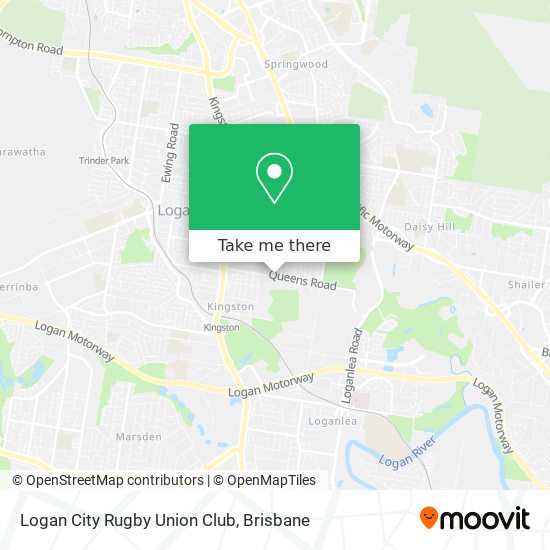 Logan City Rugby Union Club map