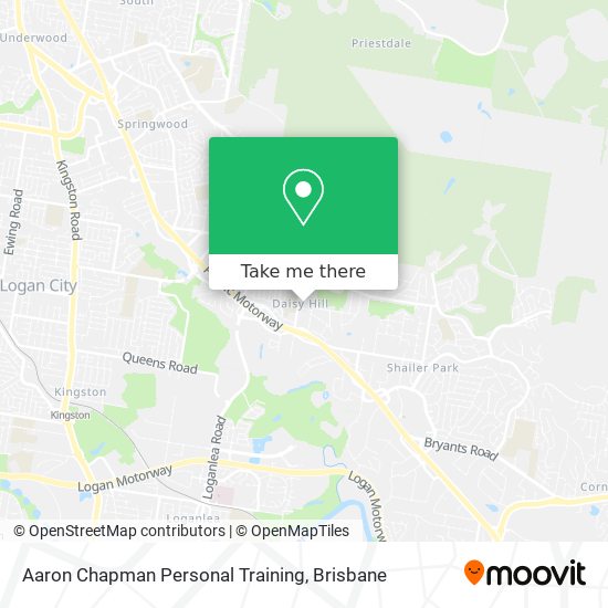 Aaron Chapman Personal Training map
