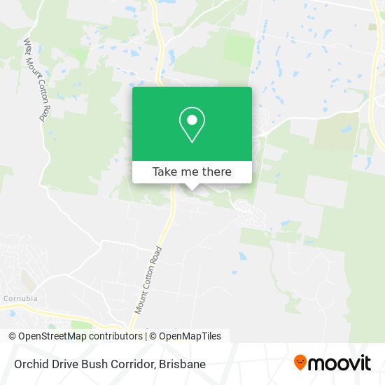 Orchid Drive Bush Corridor map