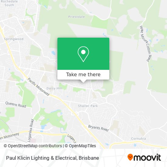 Paul Klicin Lighting & Electrical map