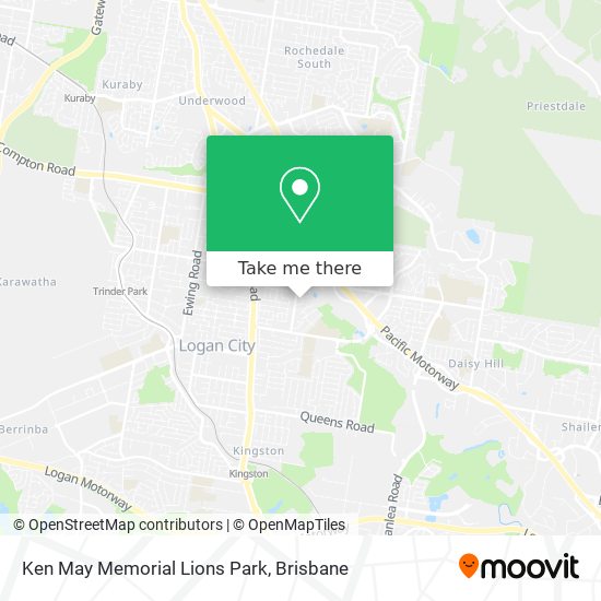 Ken May Memorial Lions Park map