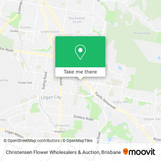 Christensen Flower Wholesalers & Auction map