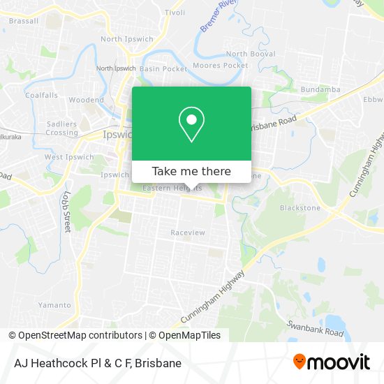 AJ Heathcock Pl & C F map