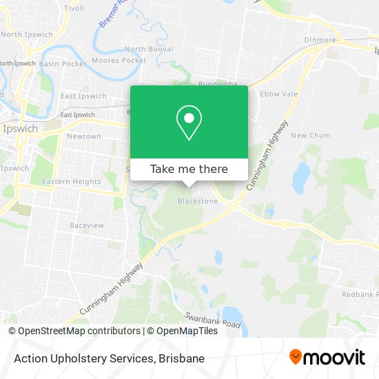 Action Upholstery Services map