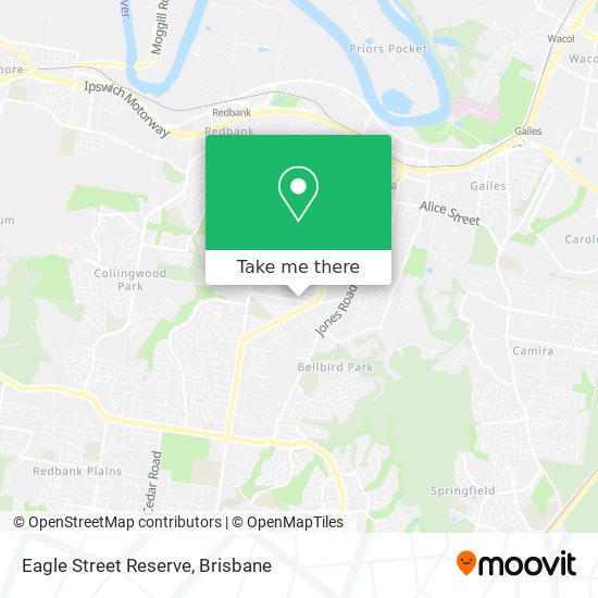 Eagle Street Reserve map