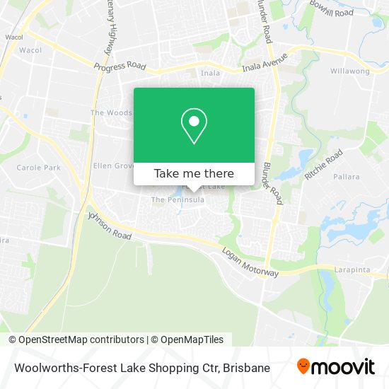 Woolworths-Forest Lake Shopping Ctr map