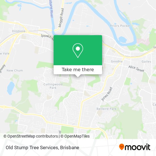 Old Stump Tree Services map