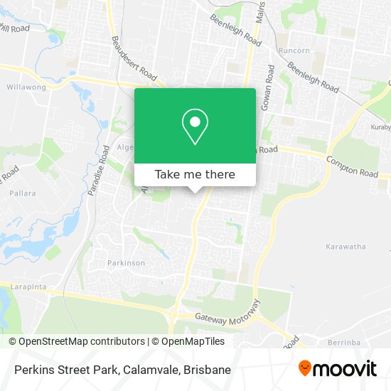Perkins Street Park, Calamvale map
